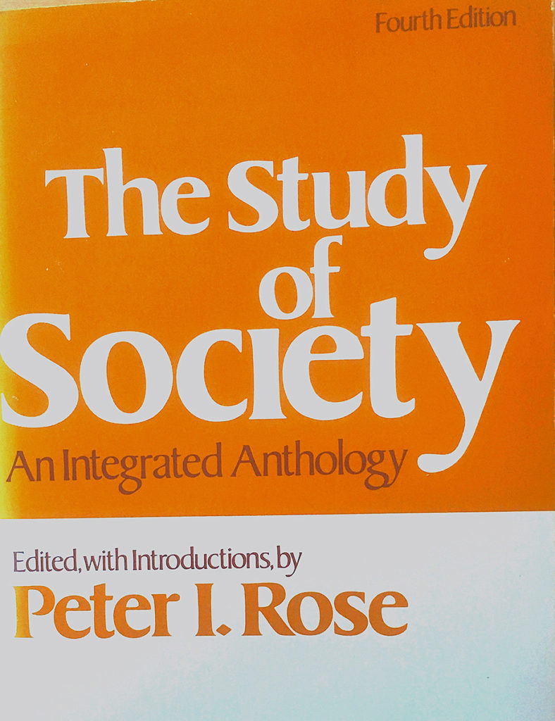 The Study of Society: An Integrated Anthology